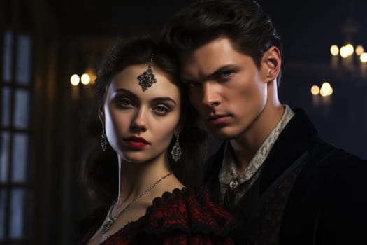 Step into a world where hauntingly beautiful vampires captivate with their ethereal allure.