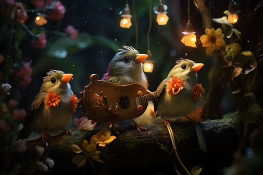 Immerse yourself in the enchanting realm of fantasy with this captivating illustration by a professional visual artist.
