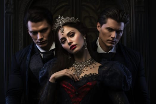 Step into a world where hauntingly beautiful vampires captivate with their ethereal allure.