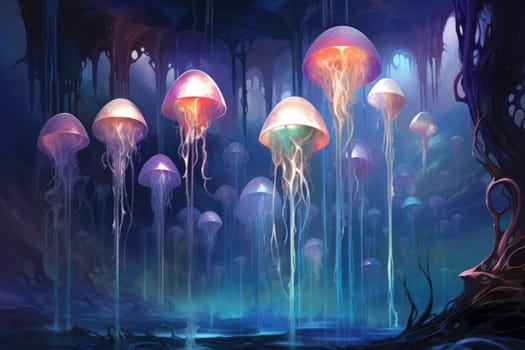 Delve into the realm of fantasy and witness the mesmerizing presence of elusive water elementals.