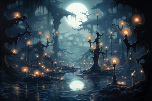 Enter the realm of fantasy and behold the enchanting presence of ethereal moonlight sprites.