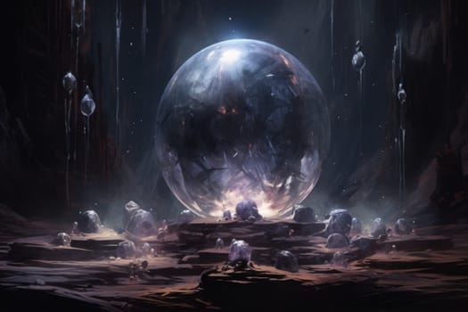 Immerse yourself in the realm of magic with this captivating illustration by a professional visual artist.