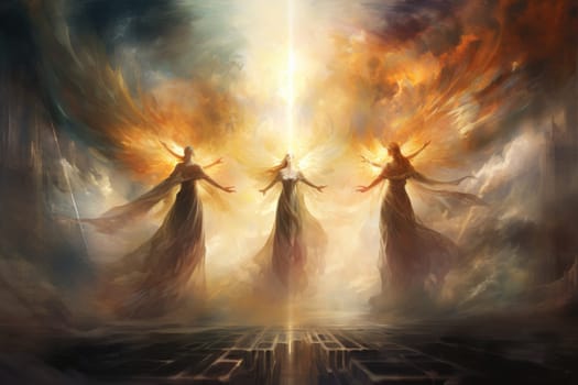 In the realm of fantasy, celestial beings captivate with their ethereal presence. These radiant creatures, adorned with wings of pure light, embody grace and purity.