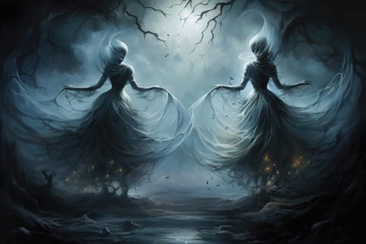Enter the captivating realm of fantasy, where enigmatic shadow dancers gracefully weave illusions and manipulate darkness with an ethereal finesse.