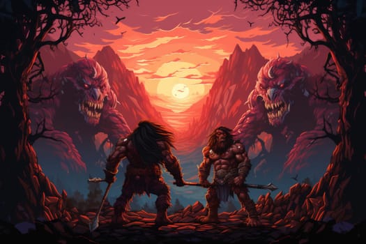 Enter a world of myth and legend where ferocious minotaurs, half-human and half-bull, reign supreme.