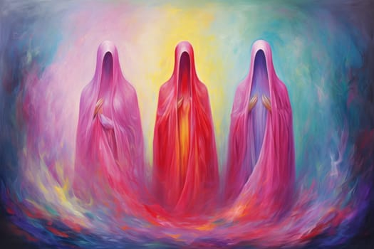 In the realm of fantasy, ethereal mist guardians watch over sacred sites, their presence veiled in a shroud of mist and mystery.