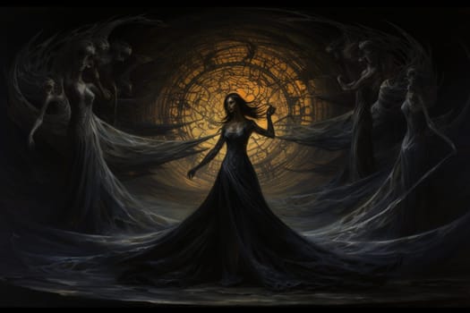 Enter the captivating realm of fantasy, where enigmatic shadow dancers gracefully weave illusions and manipulate darkness with an ethereal finesse.
