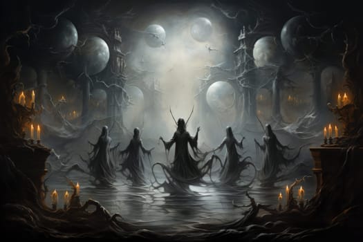 Enter the captivating realm of fantasy, where enigmatic shadow dancers gracefully weave illusions and manipulate darkness with an ethereal finesse.