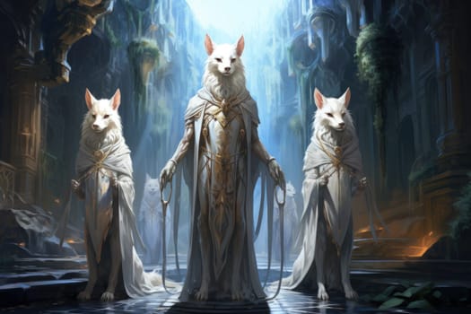 Embark on a fantastical journey where cunning shape-shifting foxes roam. With their mesmerizing magical abilities, these creatures navigate through realms, weaving illusions and enchantments.