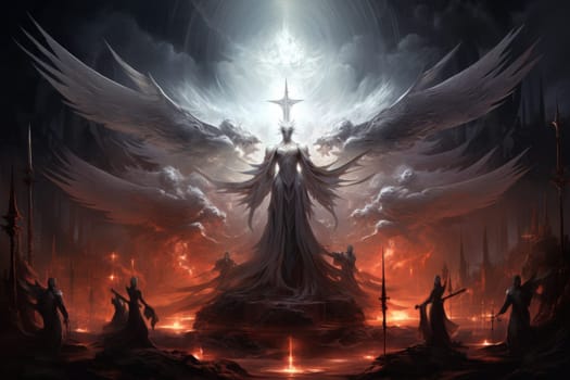 In the realm of fantasy, celestial beings captivate with their ethereal presence. These radiant creatures, adorned with wings of pure light, embody grace and purity.