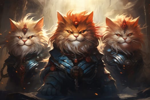Witness the power and majesty of the ferocious thundercats in this captivating illustration crafted by a professional visual artist.