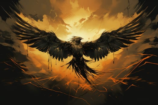 In the realm of fantasy, the skies are home to ferocious thunder hawks, majestic creatures that command the elements.