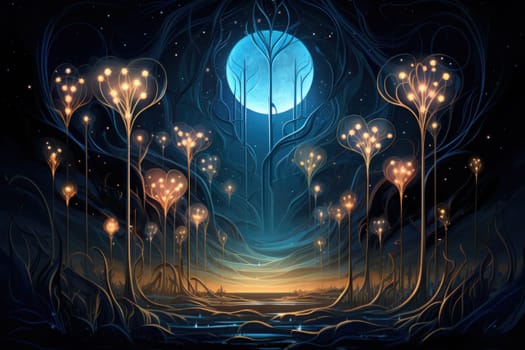 Enter the realm of fantasy and behold the enchanting presence of ethereal moonlight sprites.