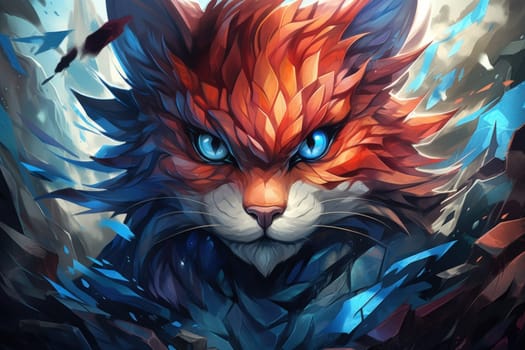 Witness the power and majesty of the ferocious thundercats in this captivating illustration crafted by a professional visual artist.