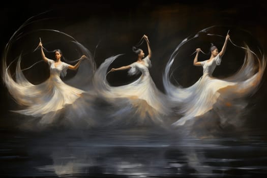 Step into a realm of enchantment and behold the mesmerizing beauty of elegant swan maidens.