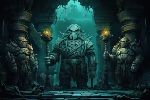 In the realm of fantasy, ancient golems stand as remarkable creations of mystical craftsmanship.
