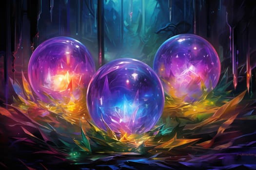 Immerse yourself in the realm of magic with this captivating illustration by a professional visual artist.