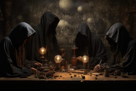 Within the realm of fantasy, enigmatic shadow weavers lurk, their mastery over darkness shaping illusions with mesmerizing precision.