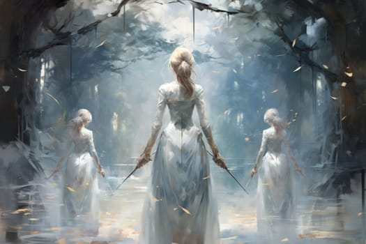 Immerse yourself in a world of fantasy where elven archers stand tall, their keen eyes piercing through the shadows.