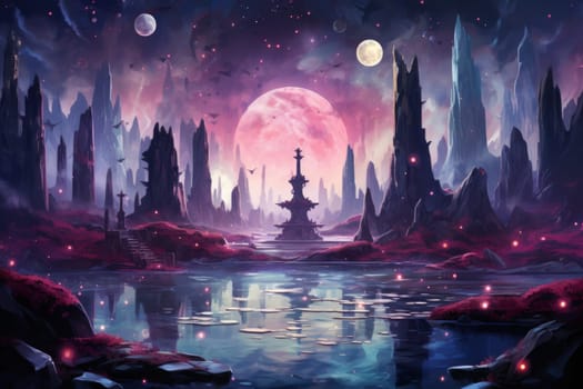 Deep within the realms of fantasy, harmonious singing stones lie, their mystical nature revealed when struck.