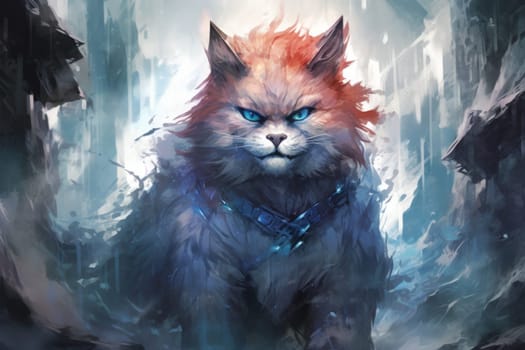 Witness the power and majesty of the ferocious thundercats in this captivating illustration crafted by a professional visual artist.