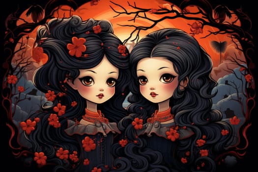 Step into a world where hauntingly beautiful vampires captivate with their ethereal allure.