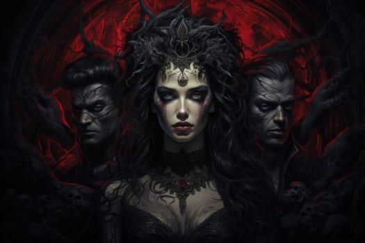 Step into a world where hauntingly beautiful vampires captivate with their ethereal allure.