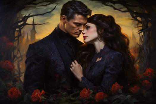 Step into a world where hauntingly beautiful vampires captivate with their ethereal allure.