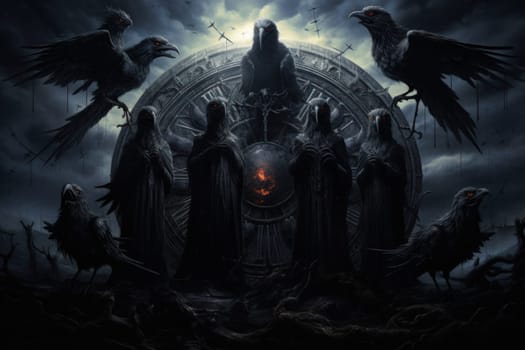 Enter the realm of fantasy and encounter the cursed wereravens, unfortunate beings caught in an eternal cycle of shifting between human and raven forms.