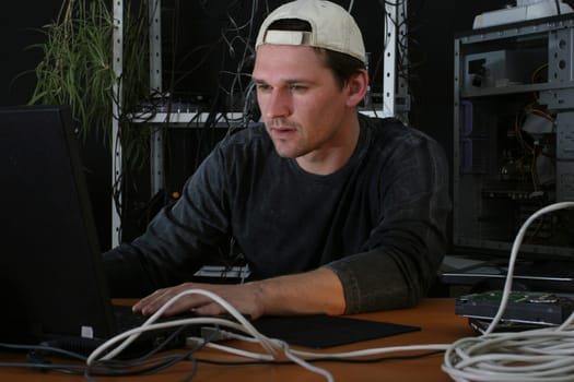 Programmer at work