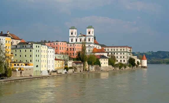 On the banks of the Inn in Passau
