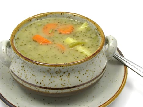 Vegetable stew with potatoes,carrots and beans