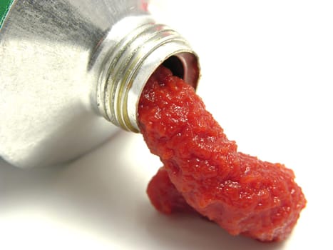 Tomato paste from the tube