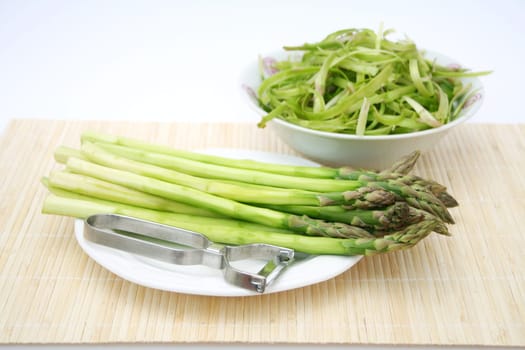 Green asparagus
