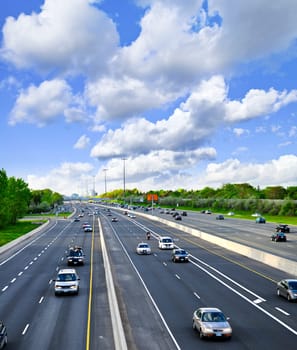 Busy highway