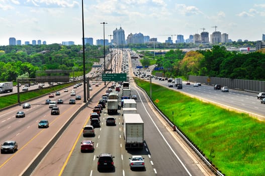 Busy highway