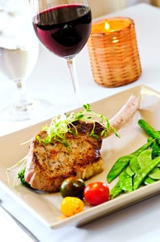 Veal dinner