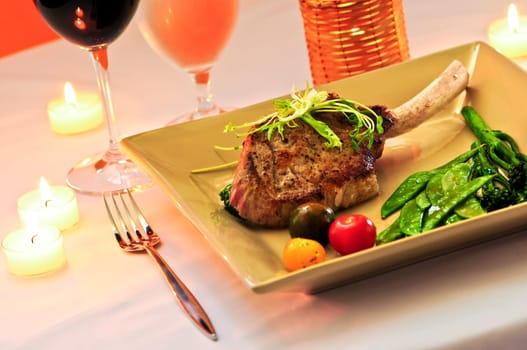 Veal dinner