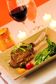Veal dinner