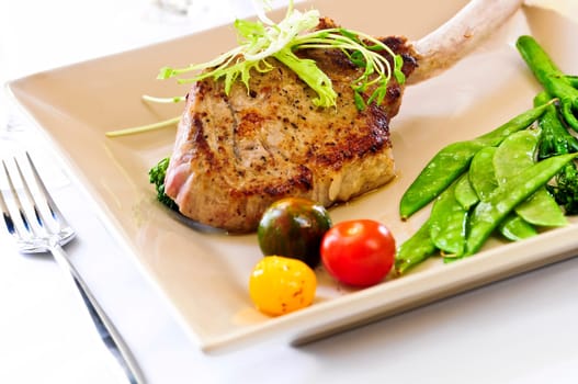Veal dinner