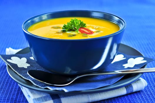 Pumpkin or squash soup