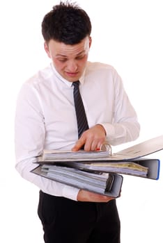 Poring over files