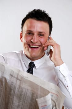 Smiling businessman