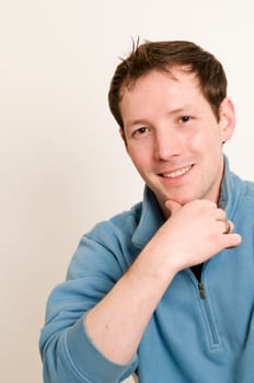 cheerful man