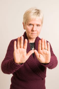 mature woman repulse
