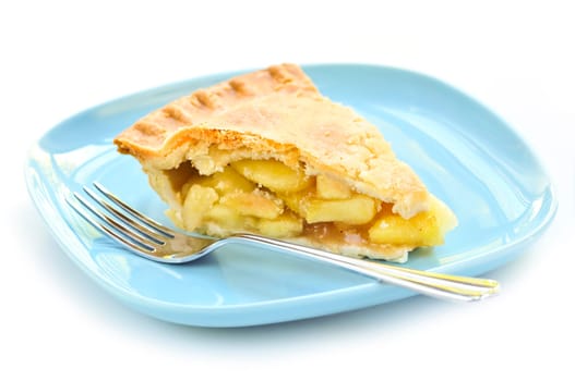 Slice of apple pie