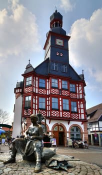 Lorsch,town hall,half-timbered house