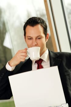 Drink coffee