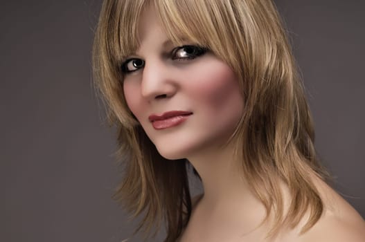 model looking at you