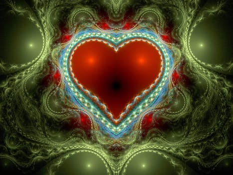 Fractal heart.